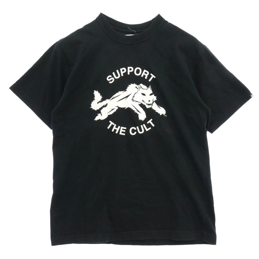 NEIGHBORHOOD ネイバーフッド SUPPORT THE CULT 半袖 Tシャツ カットソー ブラック系 2【中古】