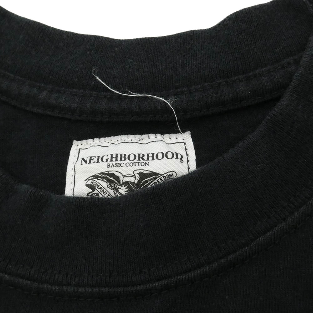NEIGHBORHOOD ネイバーフッド SUPPORT THE CULT 半袖 Tシャツ カットソー ブラック系 2【中古】