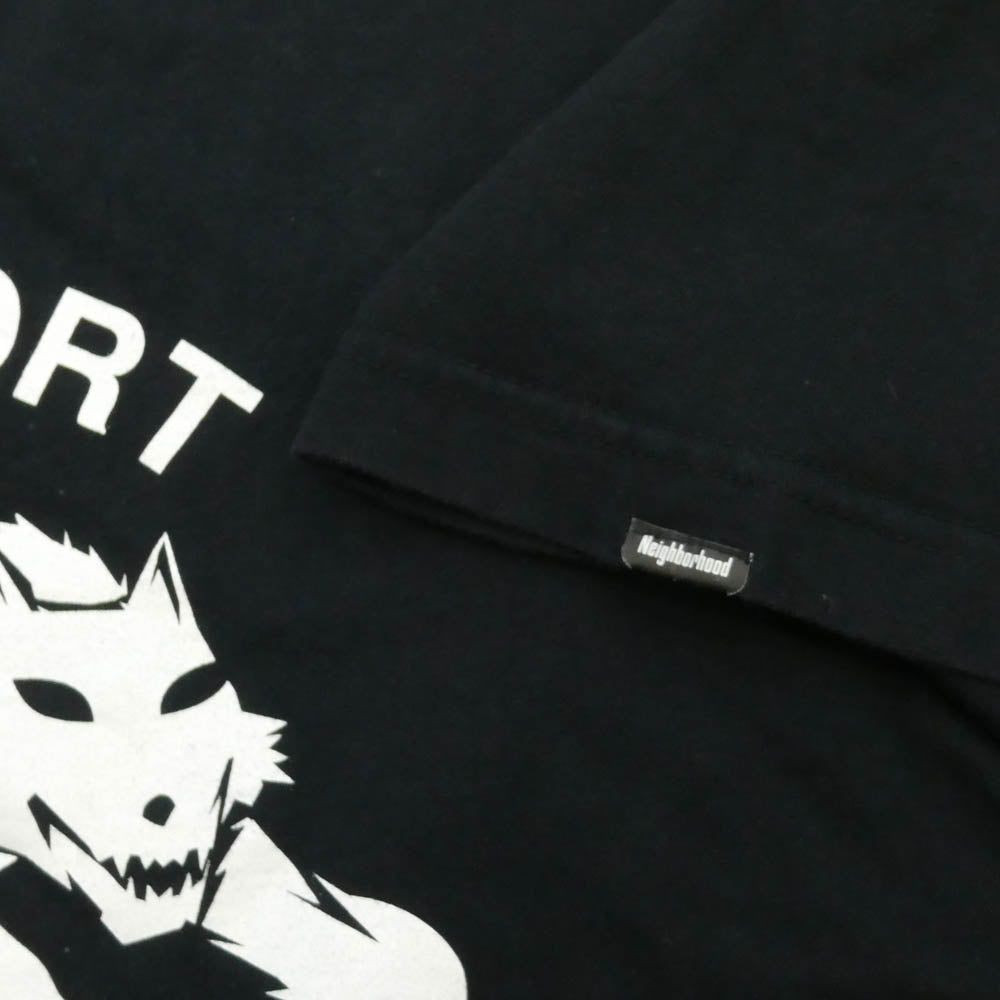 NEIGHBORHOOD ネイバーフッド SUPPORT THE CULT 半袖 Tシャツ カットソー ブラック系 2【中古】