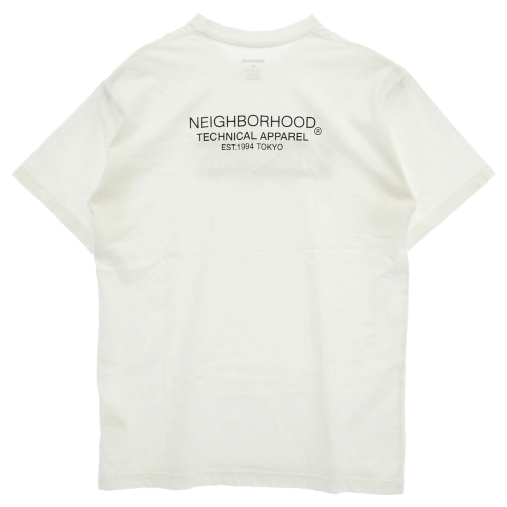 NEIGHBORHOOD ネイバーフッド 20AW 202PCNH-ST11 SURFACE/C-TEE.SS サーフェス 半袖 Tシャツ カットソー オフホワイト系 M【中古】