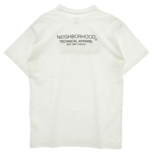 NEIGHBORHOOD ネイバーフッド 20AW 202PCNH-ST11 SURFACE/C-TEE.SS サーフェス 半袖 Tシャツ カットソー オフホワイト系 M【中古】