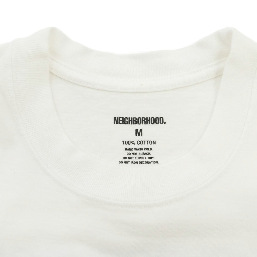 NEIGHBORHOOD ネイバーフッド 20AW 202PCNH-ST11 SURFACE/C-TEE.SS サーフェス 半袖 Tシャツ カットソー オフホワイト系 M【中古】