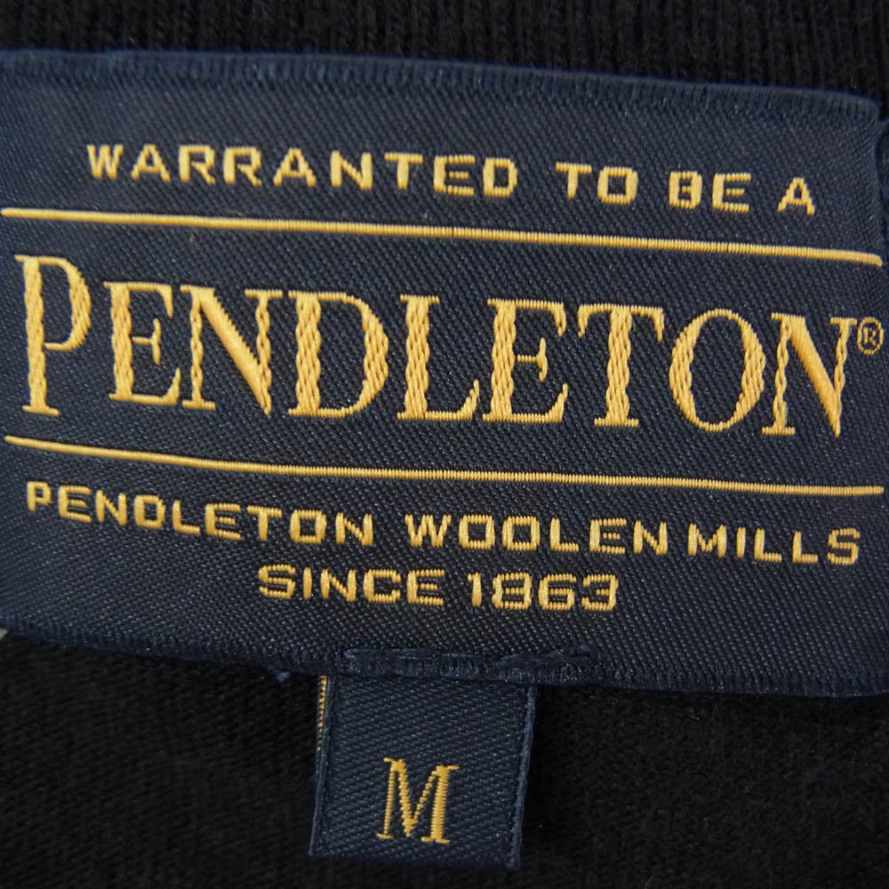 NEIGHBORHOOD ネイバーフッド PENDLETON ペンドルトン 2221508N-CSM01S LS Crewneck Pocket T-Shirt クルーネック ロングスリーブ カットソー 長袖 Tシャツ ブラック系 M【中古】