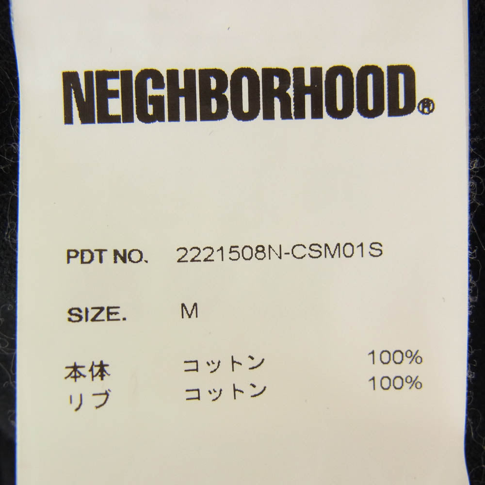 NEIGHBORHOOD ネイバーフッド PENDLETON ペンドルトン 2221508N-CSM01S LS Crewneck Pocket T-Shirt クルーネック ロングスリーブ カットソー 長袖 Tシャツ ブラック系 M【中古】