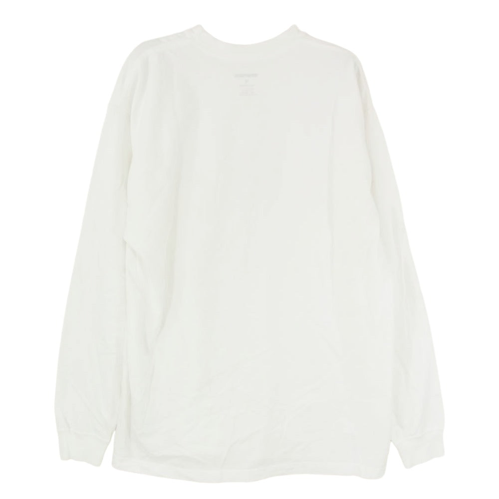 NEIGHBORHOOD ネイバーフッド 21AW TAPE C-TEE.LS クルーネック ロングスリーブ カットソー 長袖 Tシャツ ホワイト系 M【中古】