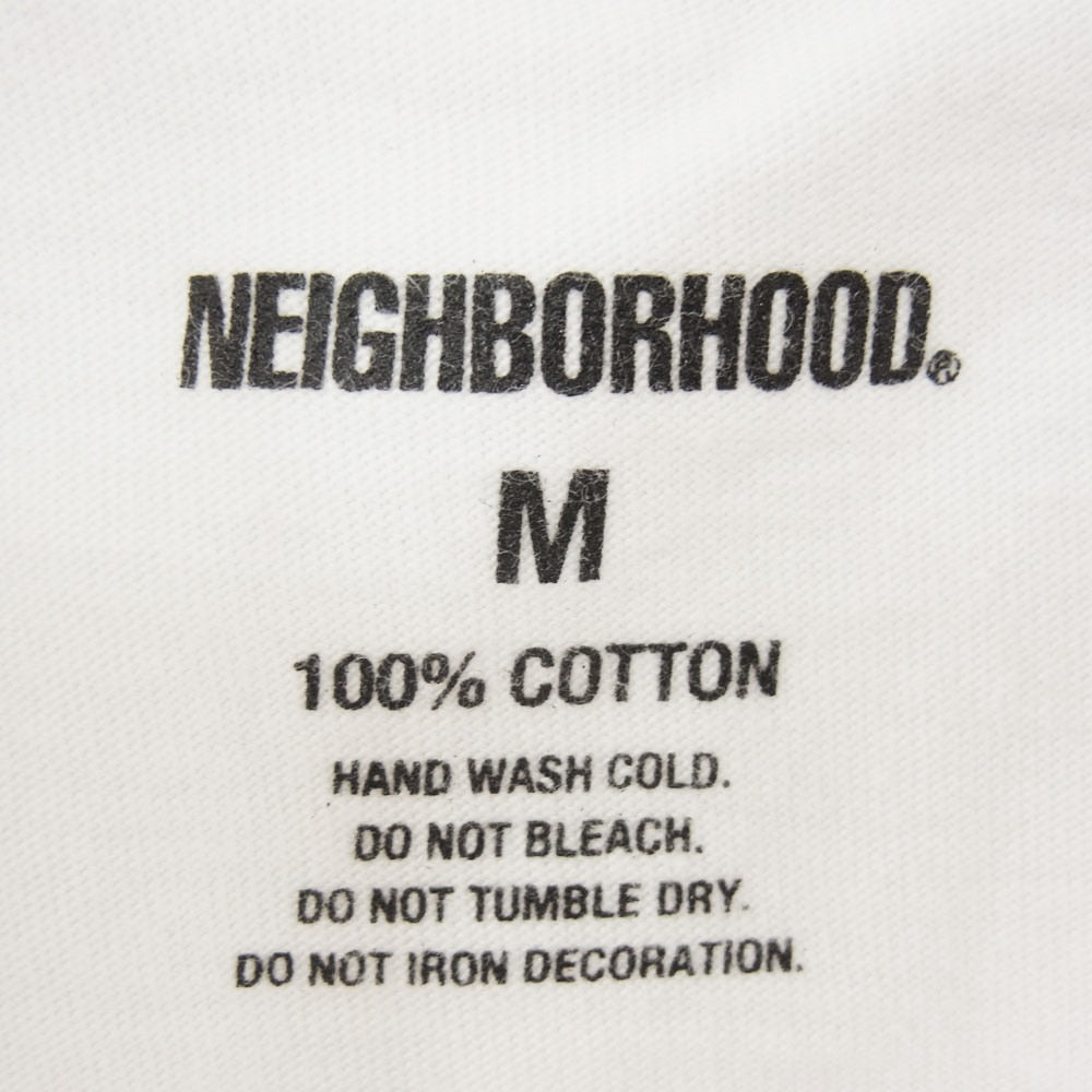 NEIGHBORHOOD ネイバーフッド 21AW TAPE C-TEE.LS クルーネック ロングスリーブ カットソー 長袖 Tシャツ ホワイト系 M【中古】