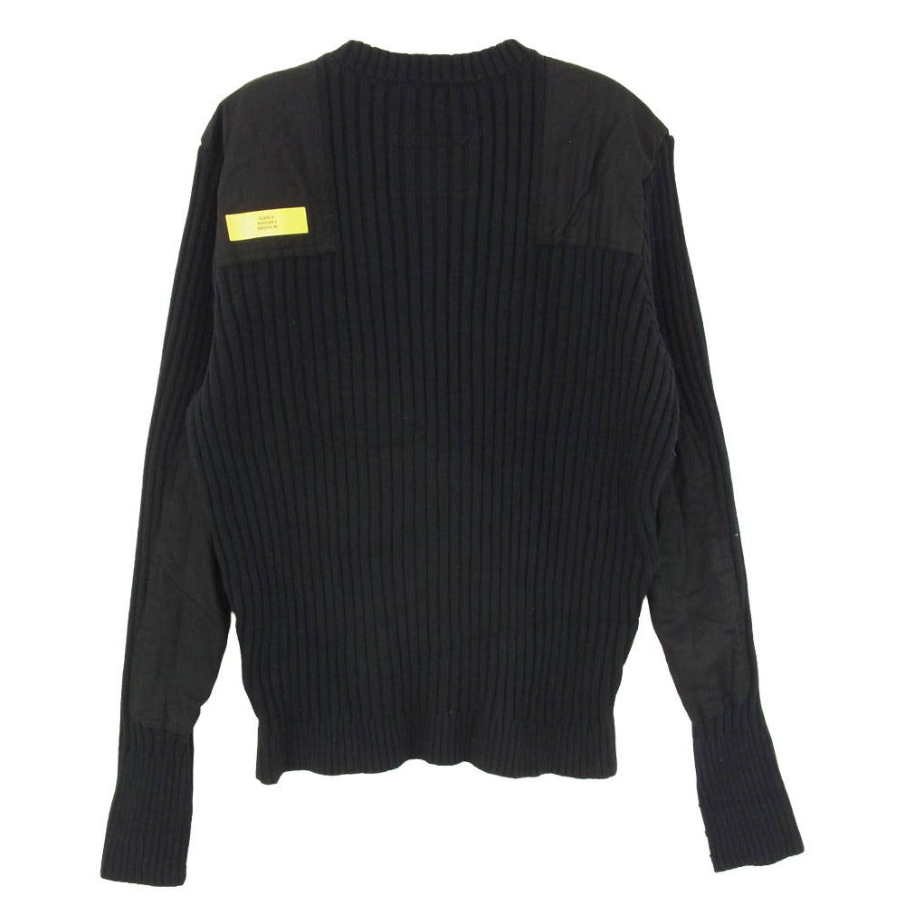 NEIGHBORHOOD ネイバーフッド 19AW 192FUNH-KNN01 COMMANDER CW-KNIT.LS 長袖 ニット セーター ブラック系 L【中古】
