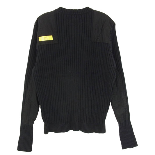 NEIGHBORHOOD ネイバーフッド 19AW 192FUNH-KNN01 COMMANDER CW-KNIT.LS 長袖 ニット セーター ブラック系 L【中古】
