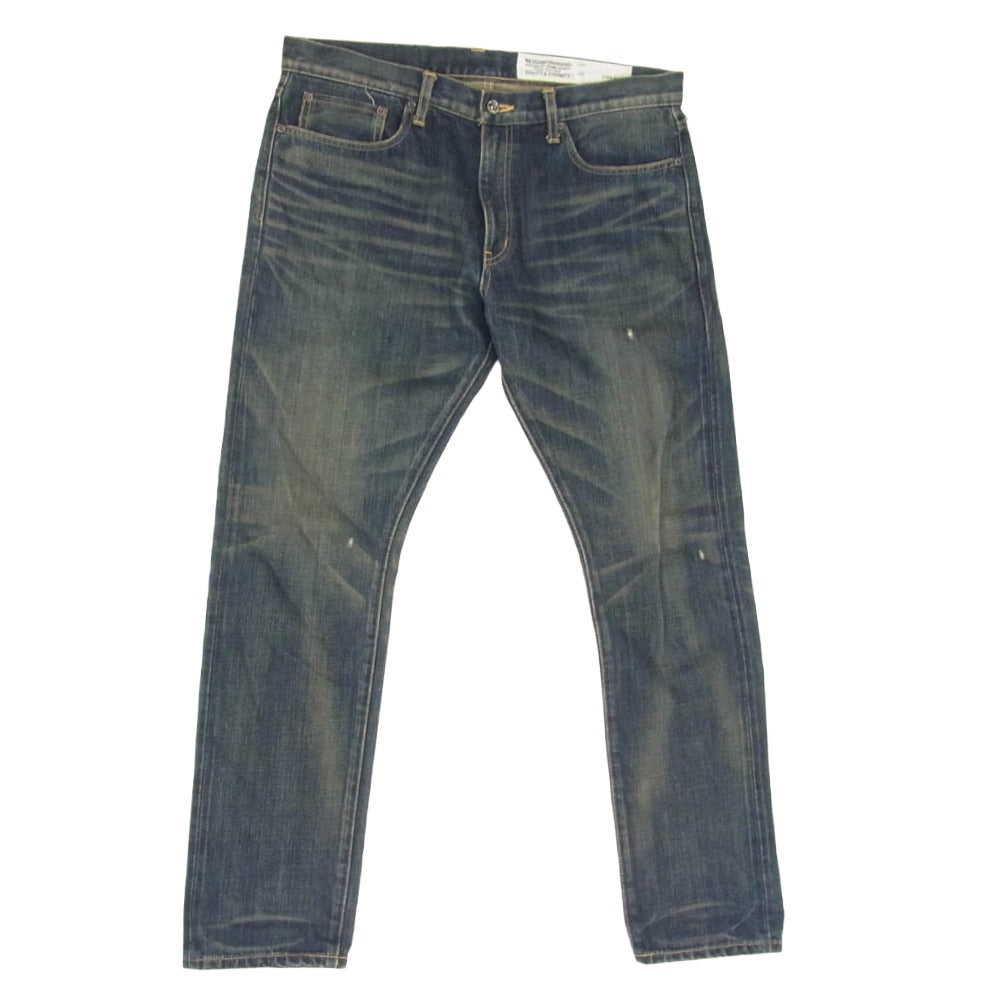 NEIGHBORHOOD ネイバーフッド 17AW 172DCNH-PTM15 WASHED DP NARROW ディープ・ナロー デニム パンツ インディゴブルー系 L【中古】