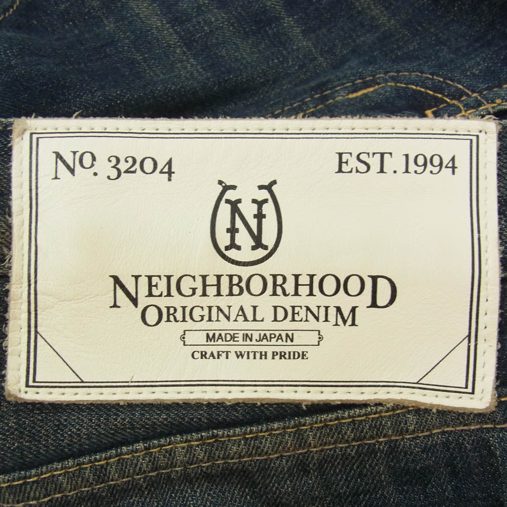 NEIGHBORHOOD ネイバーフッド 17AW 172DCNH-PTM15 WASHED DP NARROW ディープ・ナロー デニム パンツ インディゴブルー系 L【中古】