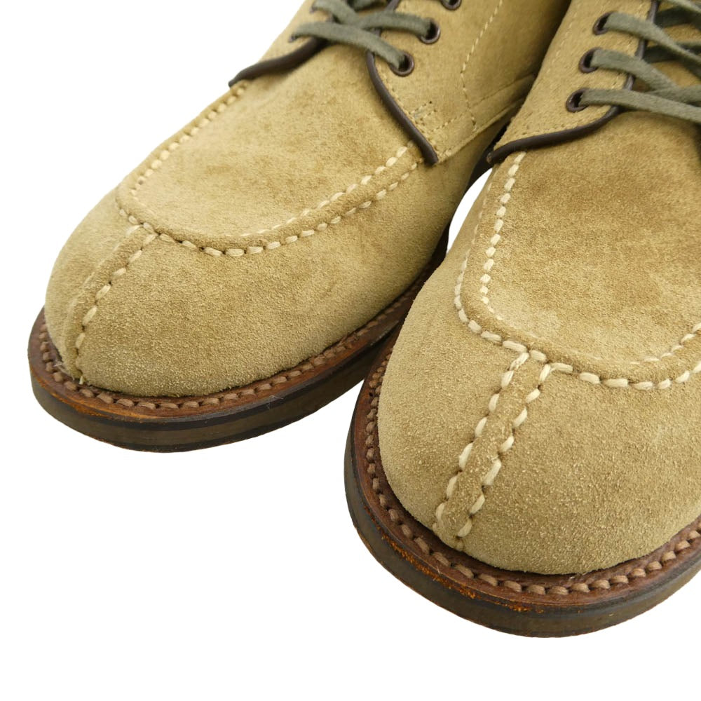 NEIGHBORHOOD ネイバーフッド 16AW 162MKNH-FW02 M-41 W.B.SUEDE レースアップ スエード ブーツ ベージュ系 US9【中古】