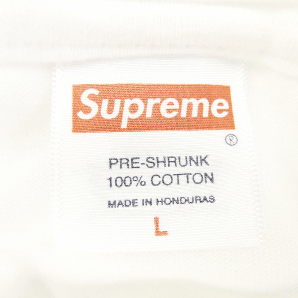 Supreme シュプリーム THRASHER スラッシャー 24AW × THRASHER HAROLD TEE スラッシャー ハロルド フォトプリント 半袖 Tシャツ カットソー ホワイト系 L【美品】【中古】