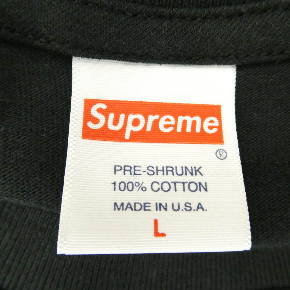 Supreme シュプリーム 22SS Gummo Dot Tee ガンモ 半袖 Tシャツ ブラック系 L【中古】