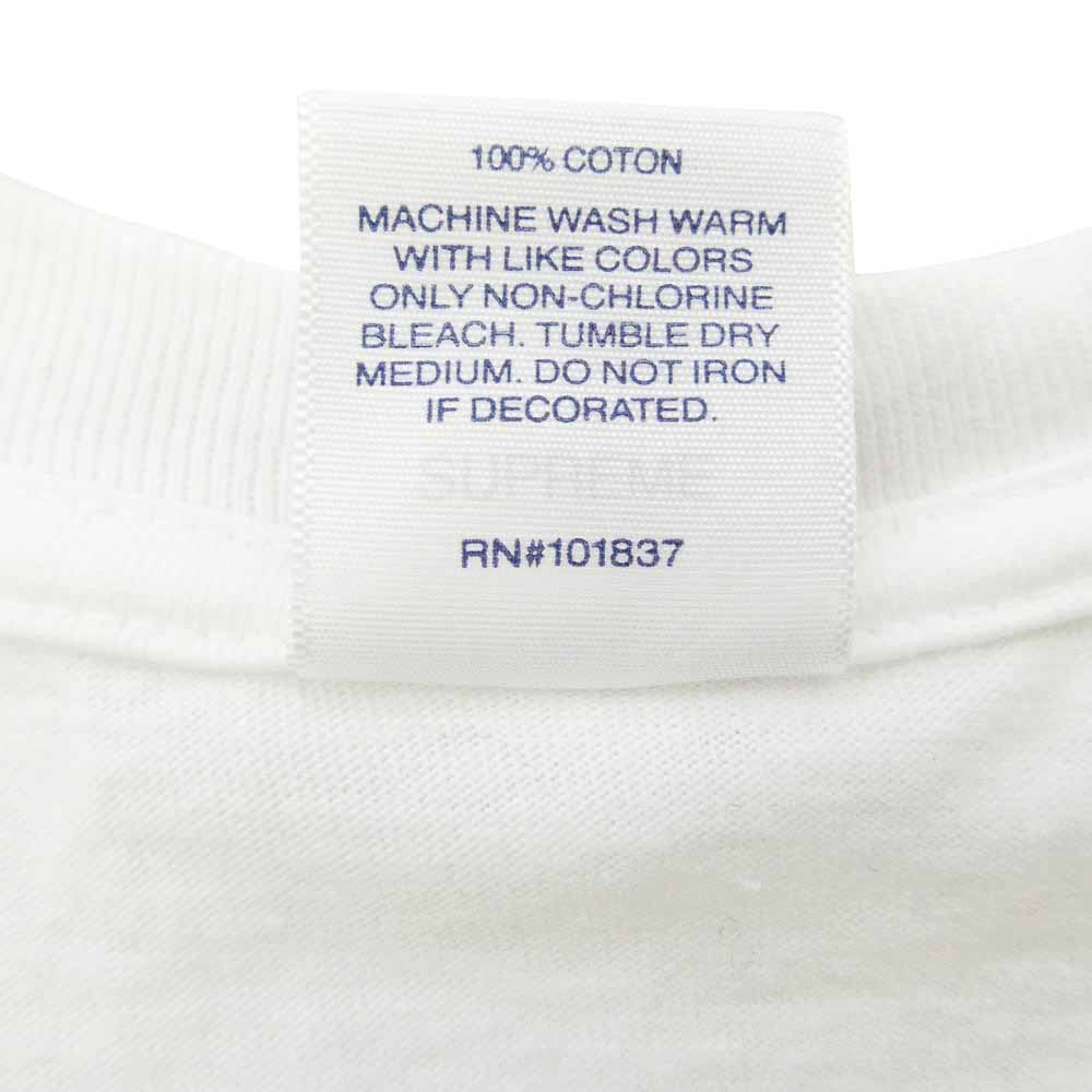 Supreme シュプリーム 21SS × KAWS カウズ Chalk Logo Tee チョーク ボックスロゴ Tシャツ 半袖 カットソー ホワイト系 L【中古】