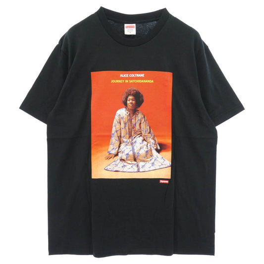 Supreme シュプリーム 24SS Satch dananda Tee アリス・コルトレーン サッチダーナンダ フォトプリント 半袖 Tシャツ ブラック系 M【新古品】【未使用】【中古】