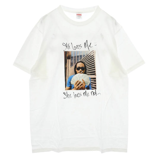 Supreme シュプリーム 25SS Max B Tee マックス B 半袖 Tシャツ カットソー ホワイト系 L【極上美品】【中古】