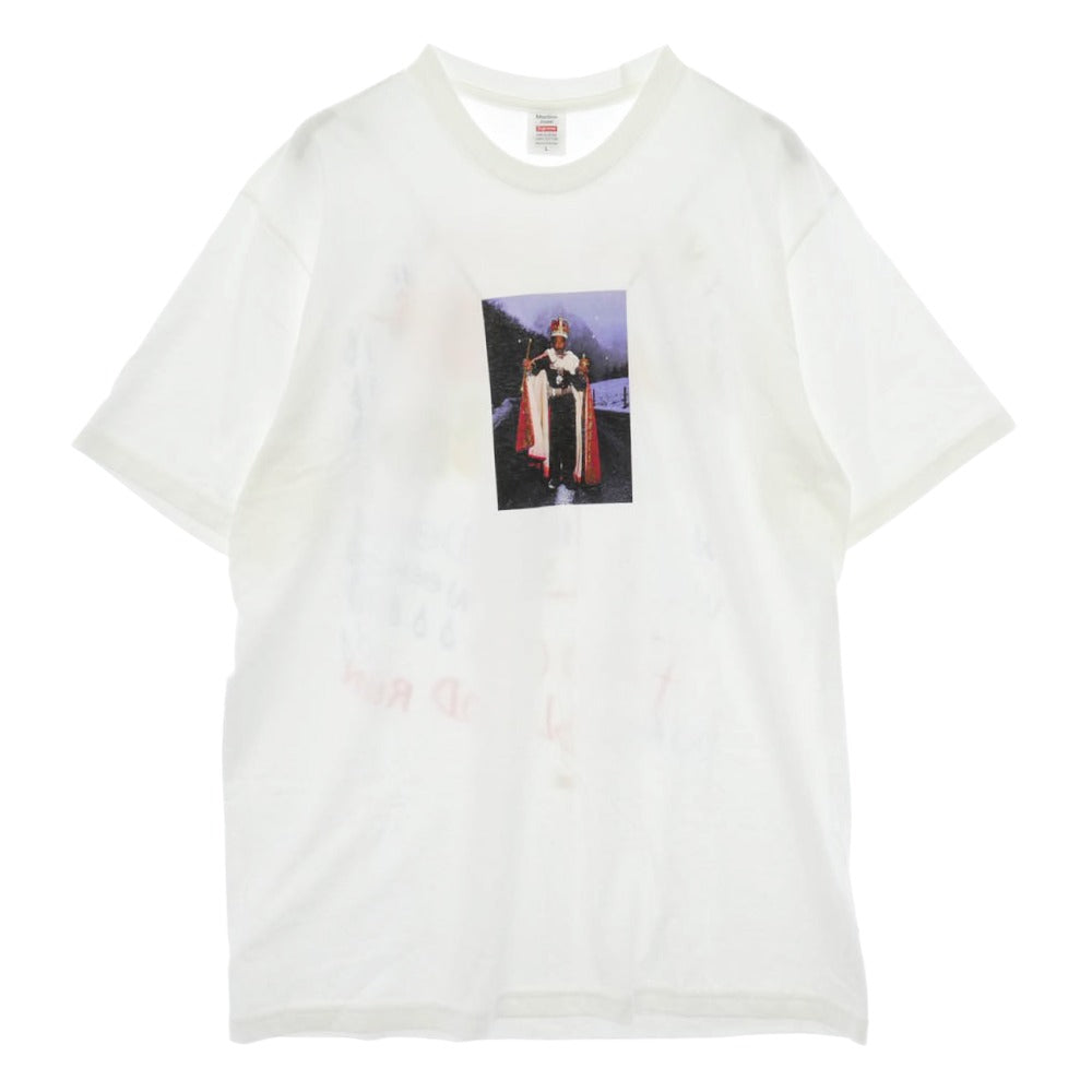 Supreme シュプリーム MARTIN ROSE マーティンローズ 24AW × Martine Rose Lee Scratch Perry Tee マーティンローズ リー スクラッチ ペリー 半袖 Tシャツ カットソー ホワイト系 L【極上美品】【中古】