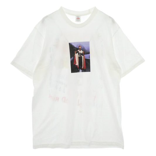 Supreme シュプリーム MARTIN ROSE マーティンローズ 24AW × Martine Rose Lee Scratch Perry Tee マーティンローズ リー スクラッチ ペリー 半袖 Tシャツ カットソー ホワイト系 L【極上美品】【中古】