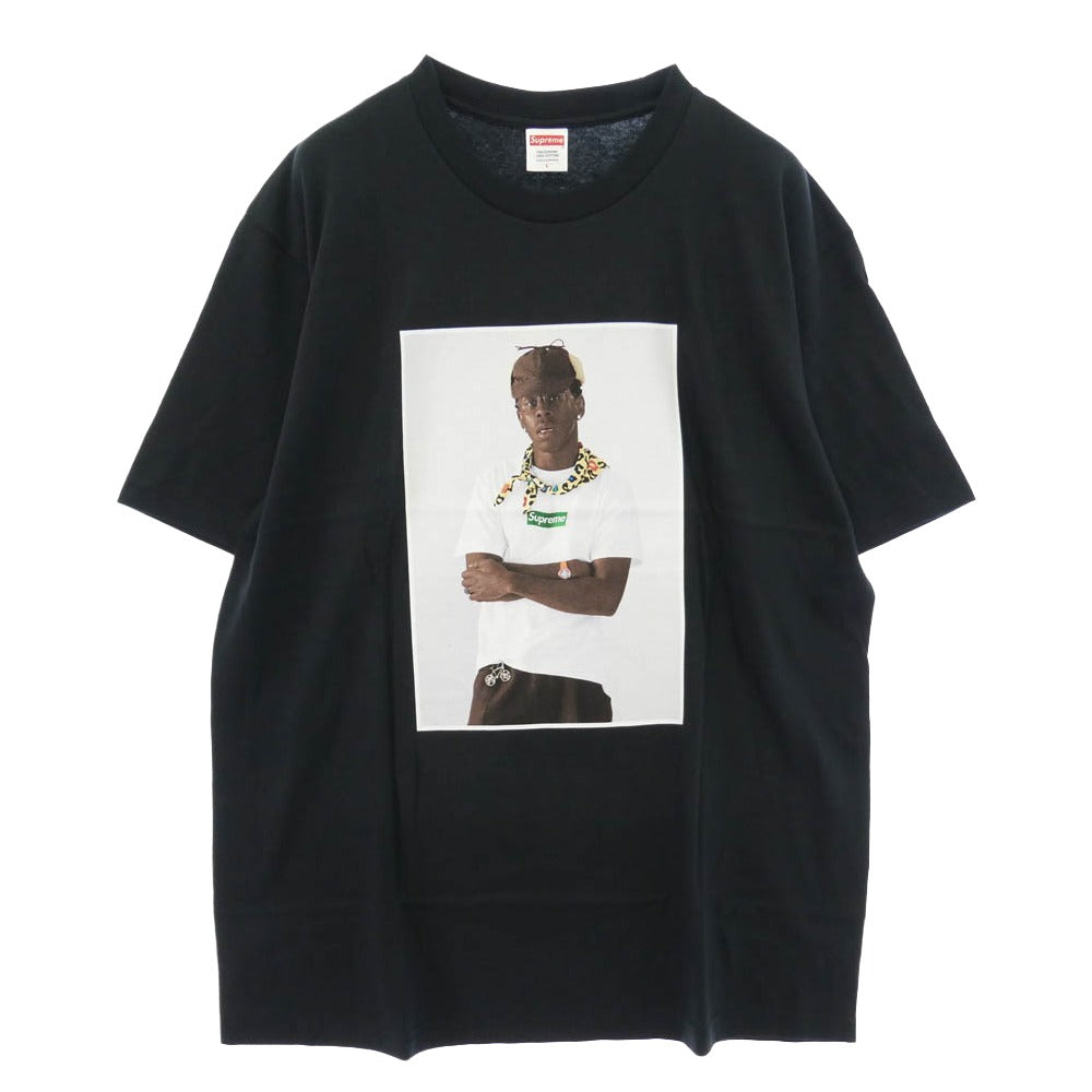 Supreme シュプリーム 24AW Tyler The Creator Tee タイラーザクリエイター フォトプリント 半袖 Tシャツ ブラック系 L【新古品】【未使用】【中古】