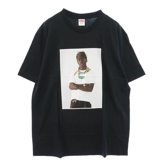 Supreme シュプリーム 24AW Tyler The Creator Tee タイラーザクリエイター フォトプリント 半袖 Tシャツ ブラック系 L【新古品】【未使用】【中古】