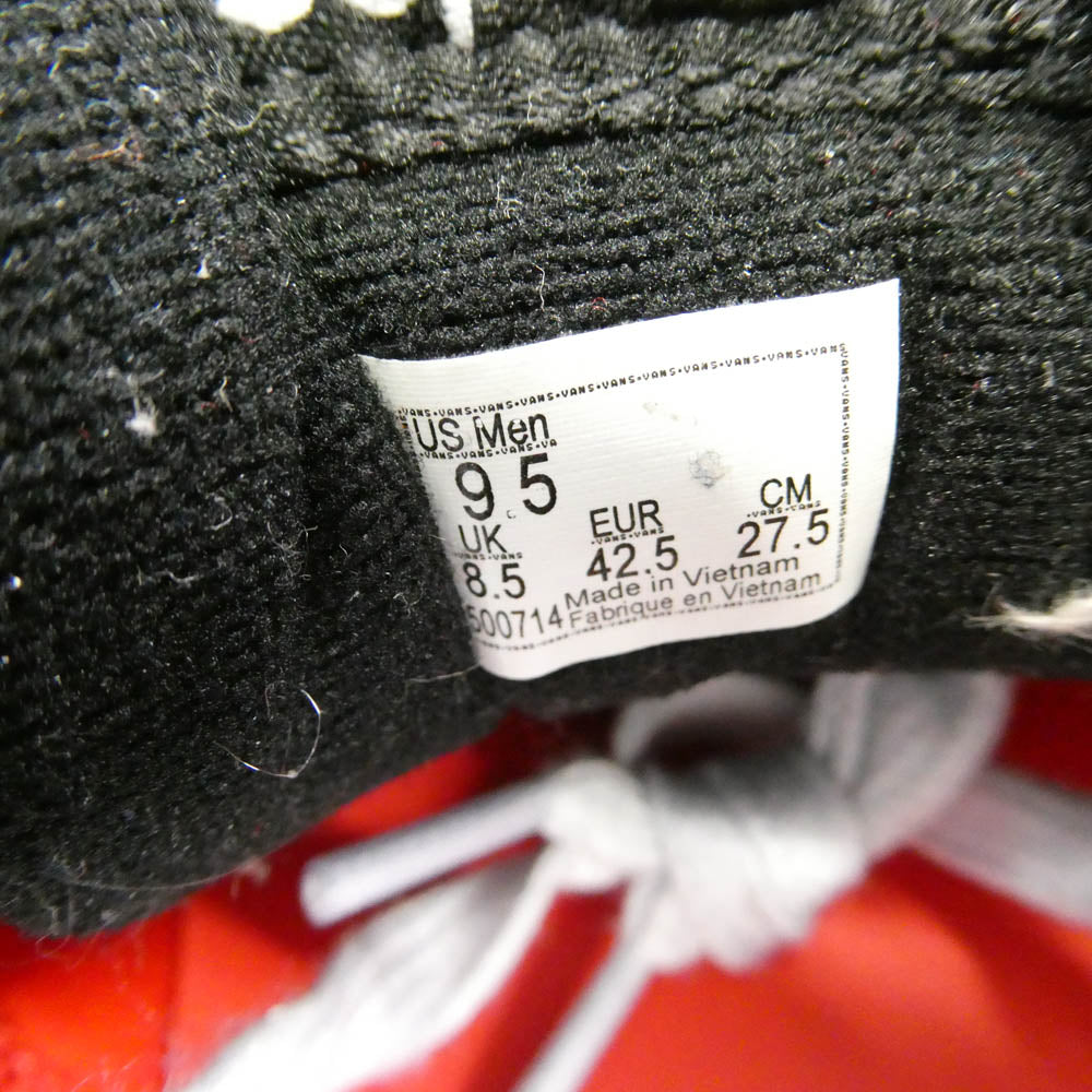 Supreme シュプリーム VANS バンズ 26SS VN00112HNTR × Mike Kelley × Vans Half Cab マイク・ケリー バンズ ハーフキャブ ハイカットスニーカー 汚し加工 グレー系 27.5cm【中古】
