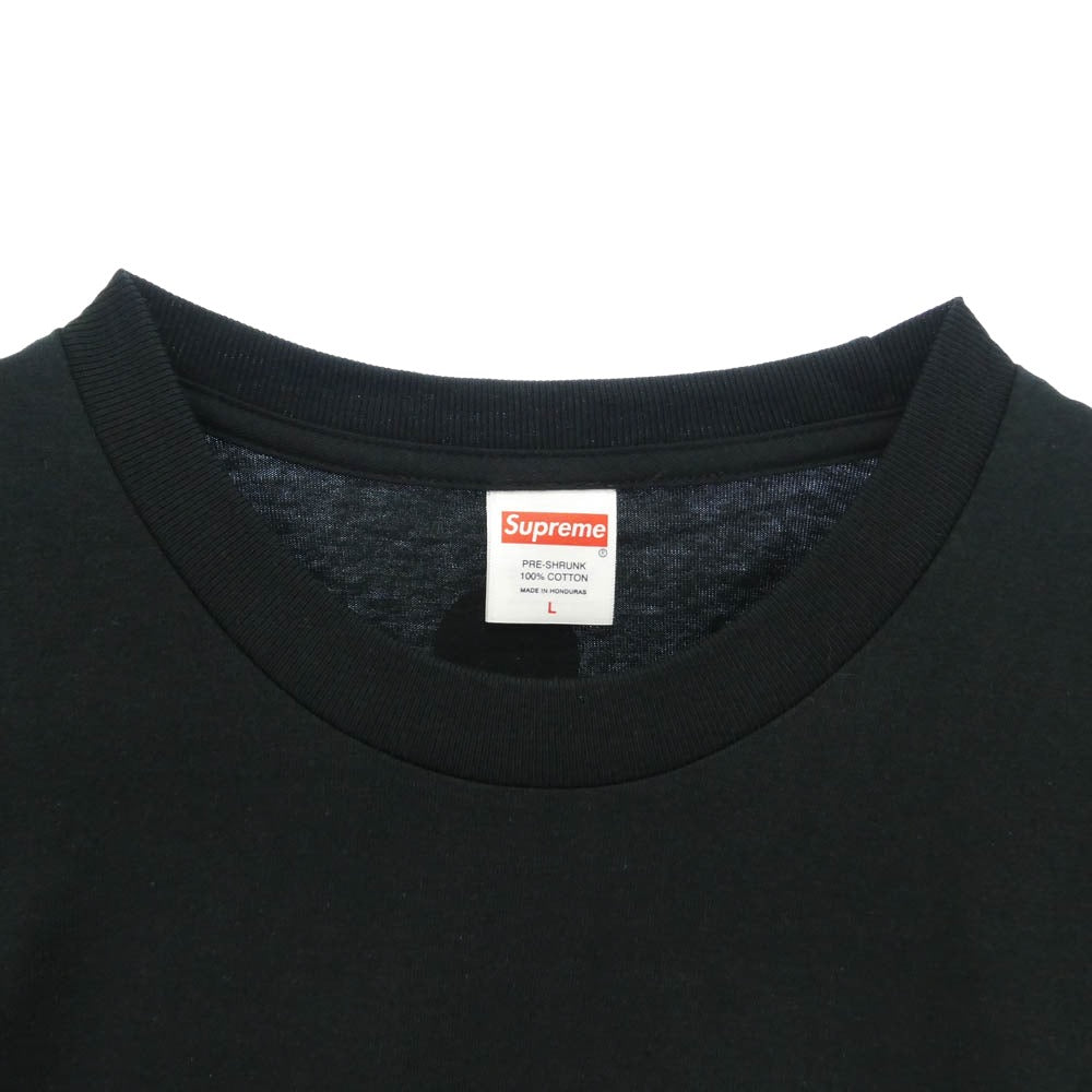 Supreme シュプリーム 25SS x SpongeBob Castelli Racing L/S Tee スポンジボブ カステリ レーシング エルエス ロングスリーブ 長袖 Tシャツ カットソー ブラック系 L【新古品】【未使用】【中古】