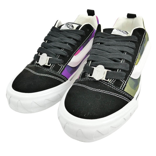 A BATHING APE アベイシングエイプ VANS バンズ 26SS VN000Z39W09 × Vans Premium Knu Skool Camo Green バンズ プレミアム ニュースクール カモグリーン ローカット スニーカー マルチカラー系 27cm【新古品】【未使用】【中古】