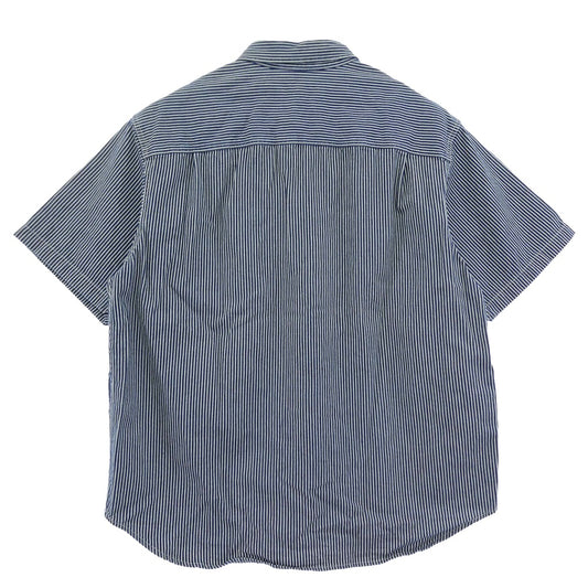 Supreme シュプリーム 25SS Loose Fit S/S Denim Painter Shirt ルーズフィット ペインター デニム 半袖 シャツ ブルー系 ホワイト系 L【中古】