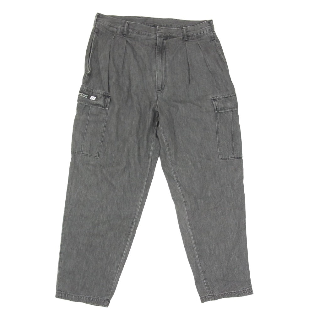 WTAPS ダブルタップス 25SS 251WVDT-PTM04 Milt2301 Trousers Cotton. Denim トラウザーズ コットン デニムパンツ ブラック系 X03【中古】