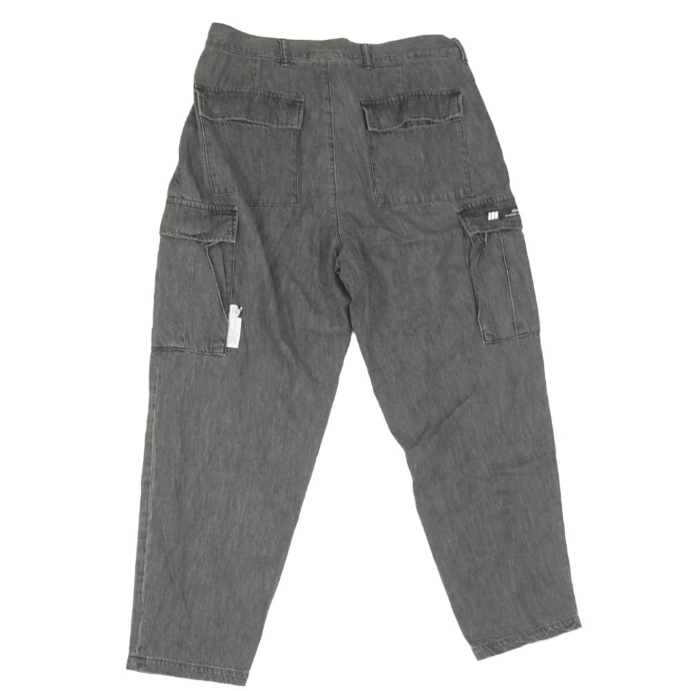 WTAPS ダブルタップス 25SS 251WVDT-PTM04 Milt2301 Trousers Cotton. Denim トラウザーズ コットン デニムパンツ ブラック系 X03【中古】