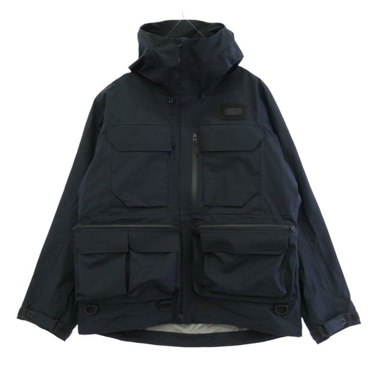 DESCENTE デサント STABRIDGE スタブリッジ DO4FWBAPMB x STABRIDGE スタブリッジ ALLTERRAIN 81 オルテライン World Tour Jacket ワールドツアー フーデッド ジャケット ダークネイビー系 O【中古】