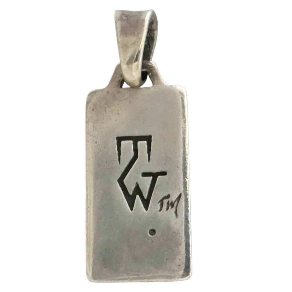 TRAVIS WALKER トラヴィスワーカー 販売証明書付属 License chanm ライセンス プレート ペンダント トップ カスタム シルバー系【中古】