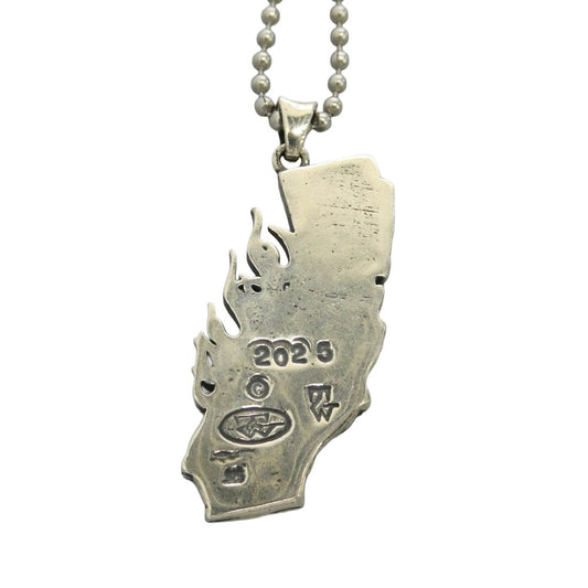TRAVIS WALKER トラヴィスワーカー 販売証明書付属 LA STRONG PENDANT WAVE ストロング ペンダント シルバー系【中古】
