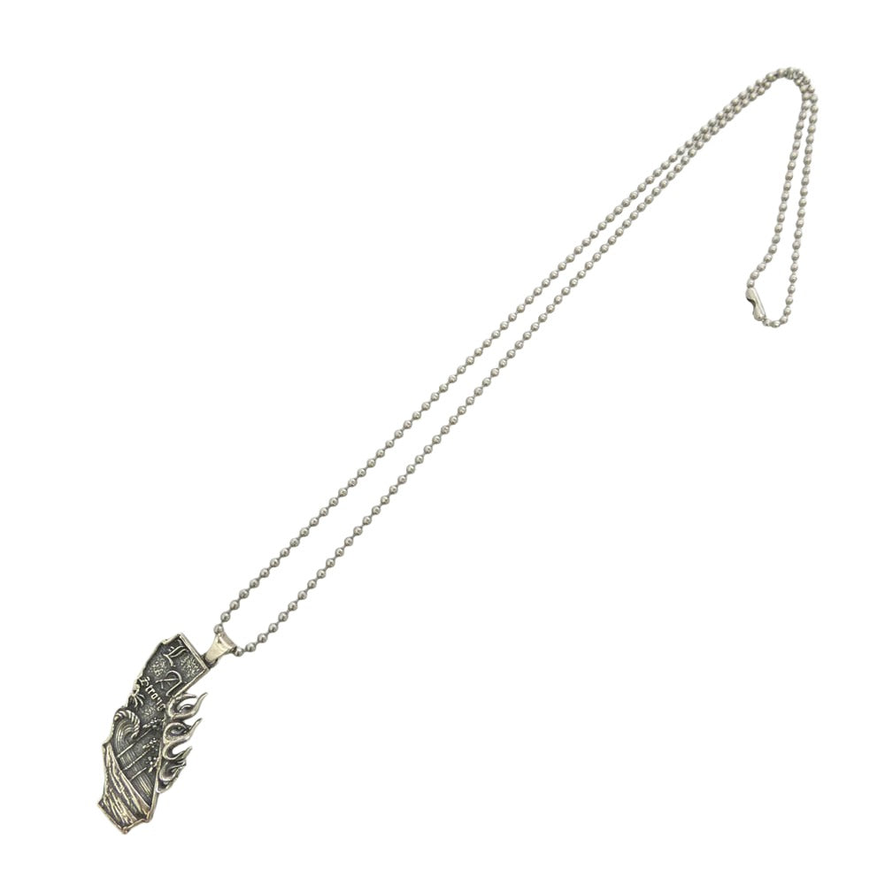 TRAVIS WALKER トラヴィスワーカー 販売証明書付属 LA STRONG PENDANT WAVE ストロング ペンダント シルバー系【中古】