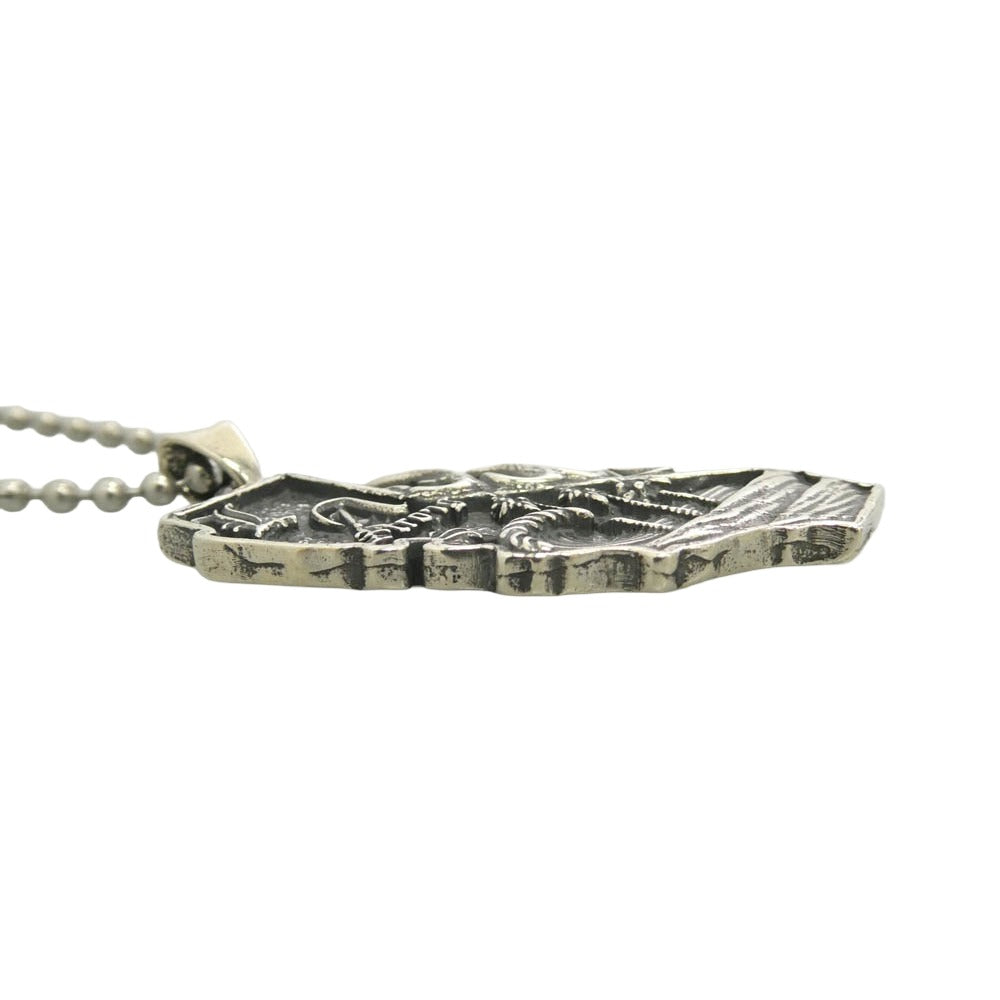 TRAVIS WALKER トラヴィスワーカー 販売証明書付属 LA STRONG PENDANT WAVE ストロング ペンダント シルバー系【中古】