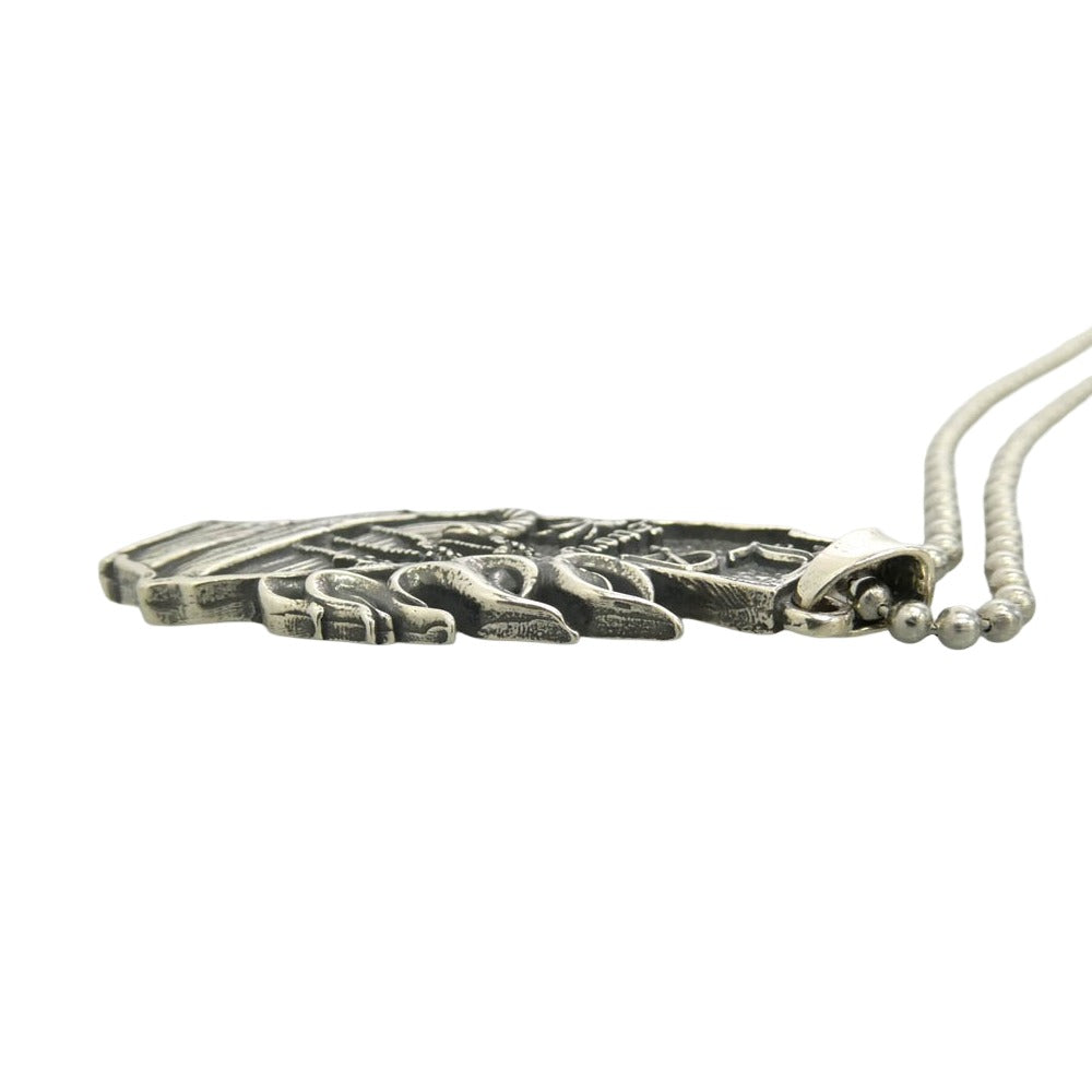 TRAVIS WALKER トラヴィスワーカー 販売証明書付属 LA STRONG PENDANT WAVE ストロング ペンダント シルバー系【中古】
