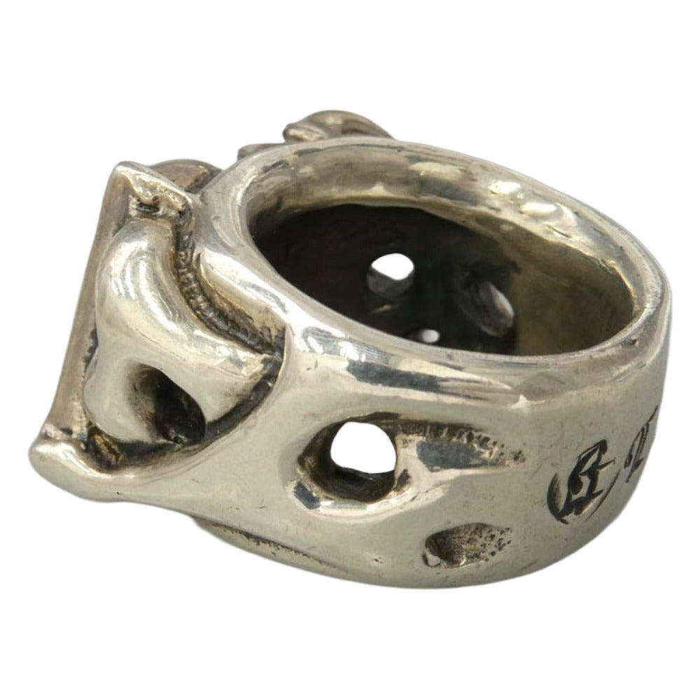 TRAVIS WALKER トラヴィスワーカー 販売証明書付属 LA RING リング シルバー系 約17.5号【中古】