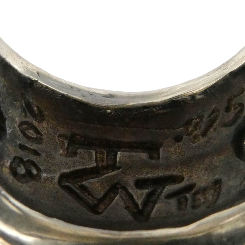 TRAVIS WALKER トラヴィスワーカー 販売証明書付属 LA RING リング シルバー系 約17.5号【中古】