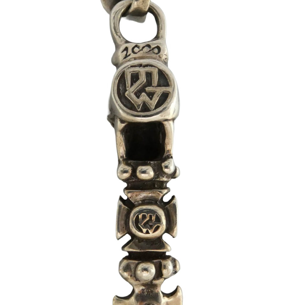 TRAVIS WALKER トラヴィスワーカー 販売証明書付属 SKULL DAGGAR PENDANT 18K スカルダガー ペンダントトップ シルバー系【中古】