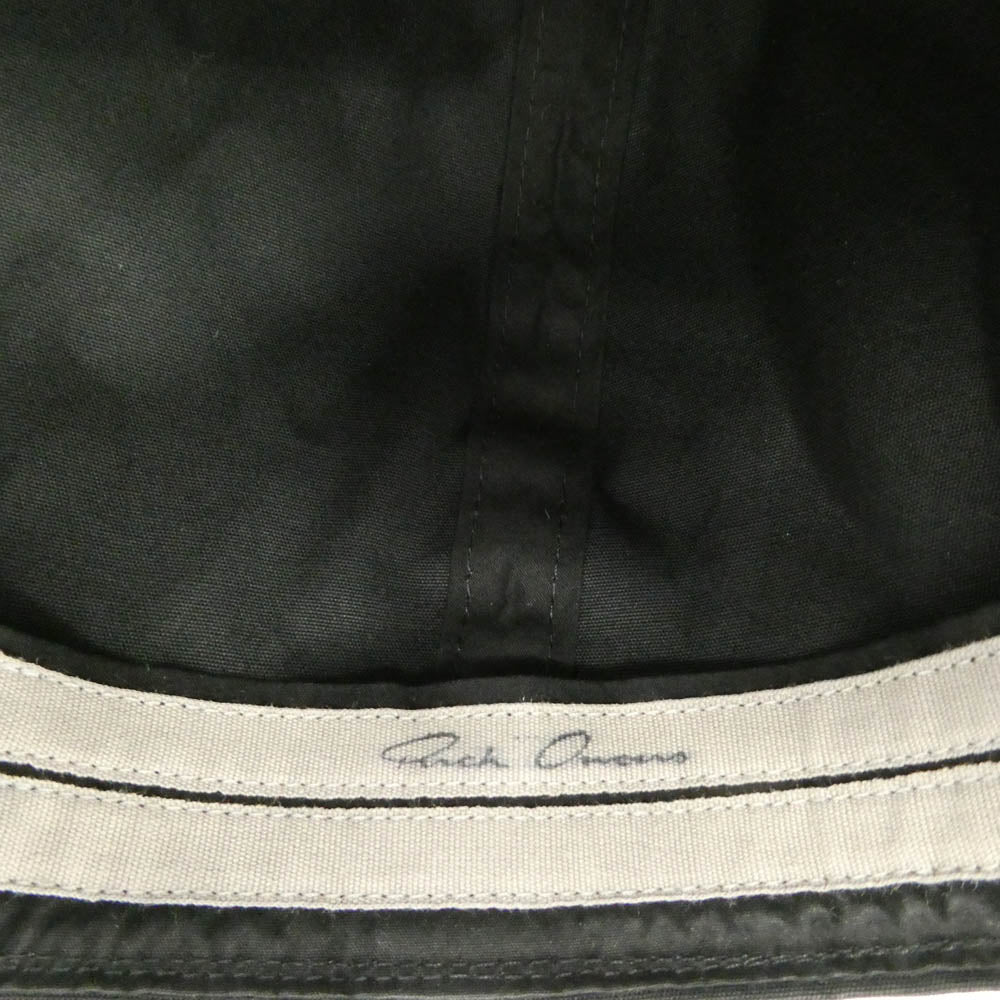 Rick Owens リックオウエンス 25AW RA02E0700-TEEM7 OWENSCORP BASEBALL CAP オウエンスコープ 6パネル キャップ ブラック系【中古】