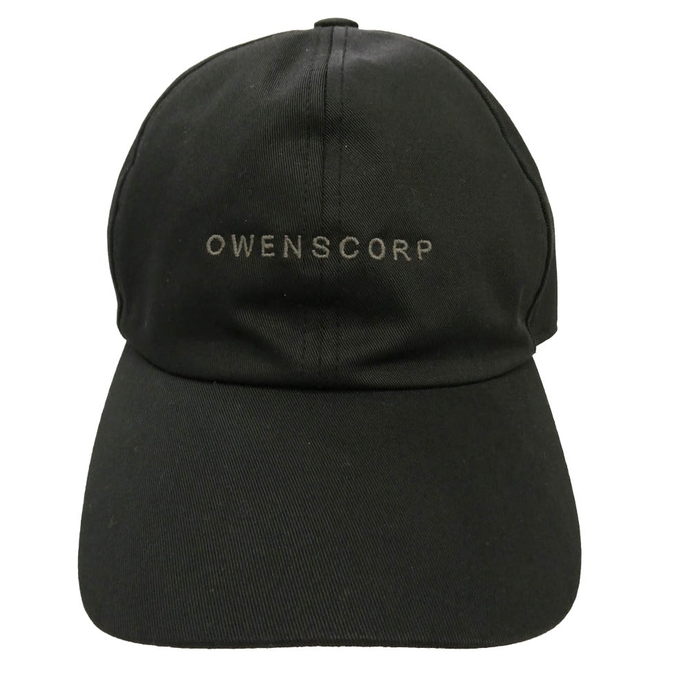Rick Owens リックオウエンス 24SS RR01D3400-TWEM12 LIDO期 OWENSCORP BASEBALL CAP オウエンスコープ 6パネル キャップ ブラック系 IT L【中古】