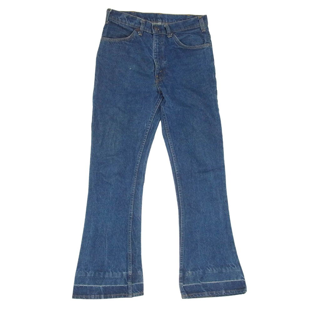 Levi's リーバイス 646 TALON 70s ジップ ボタン裏30 オレンジタブ スモールe デニム パンツ インディゴブルー系 31【中古】