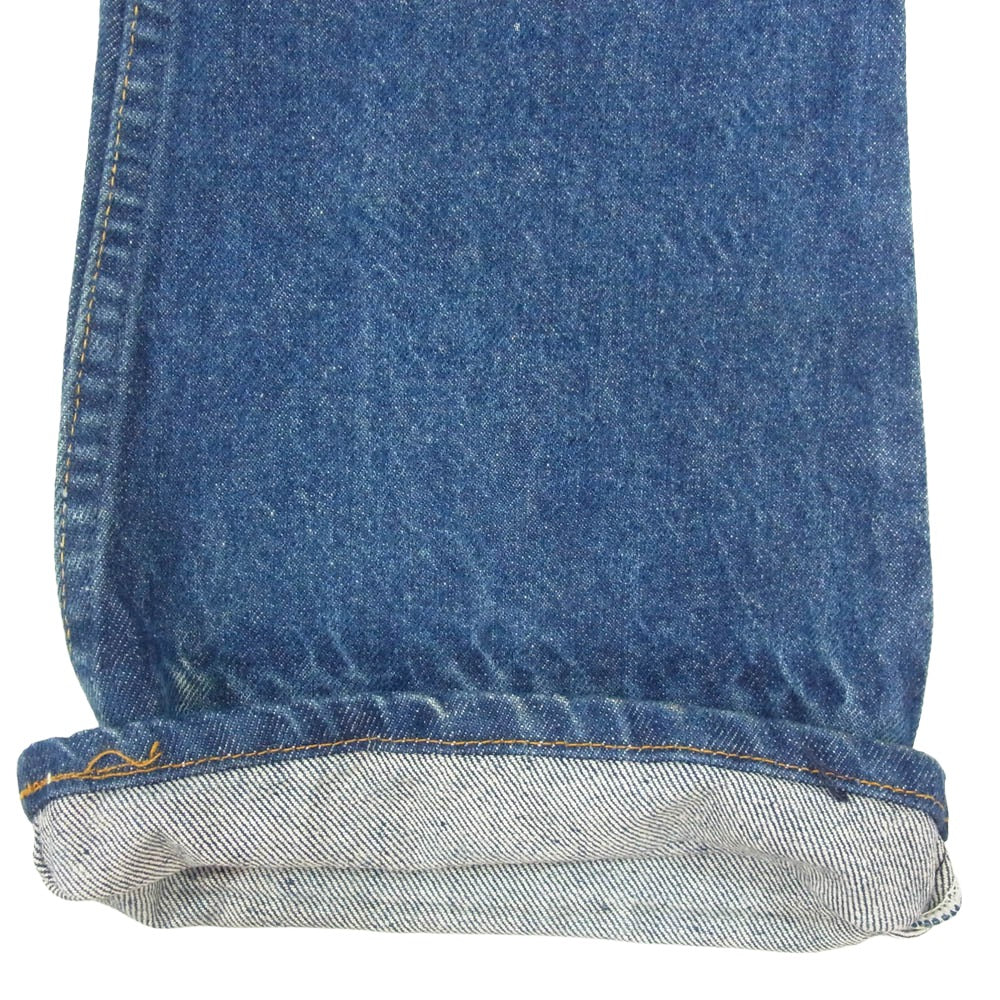Levi's リーバイス 646 TALON 70s ジップ ボタン裏30 オレンジタブ スモールe デニム パンツ インディゴブルー系 31【中古】
