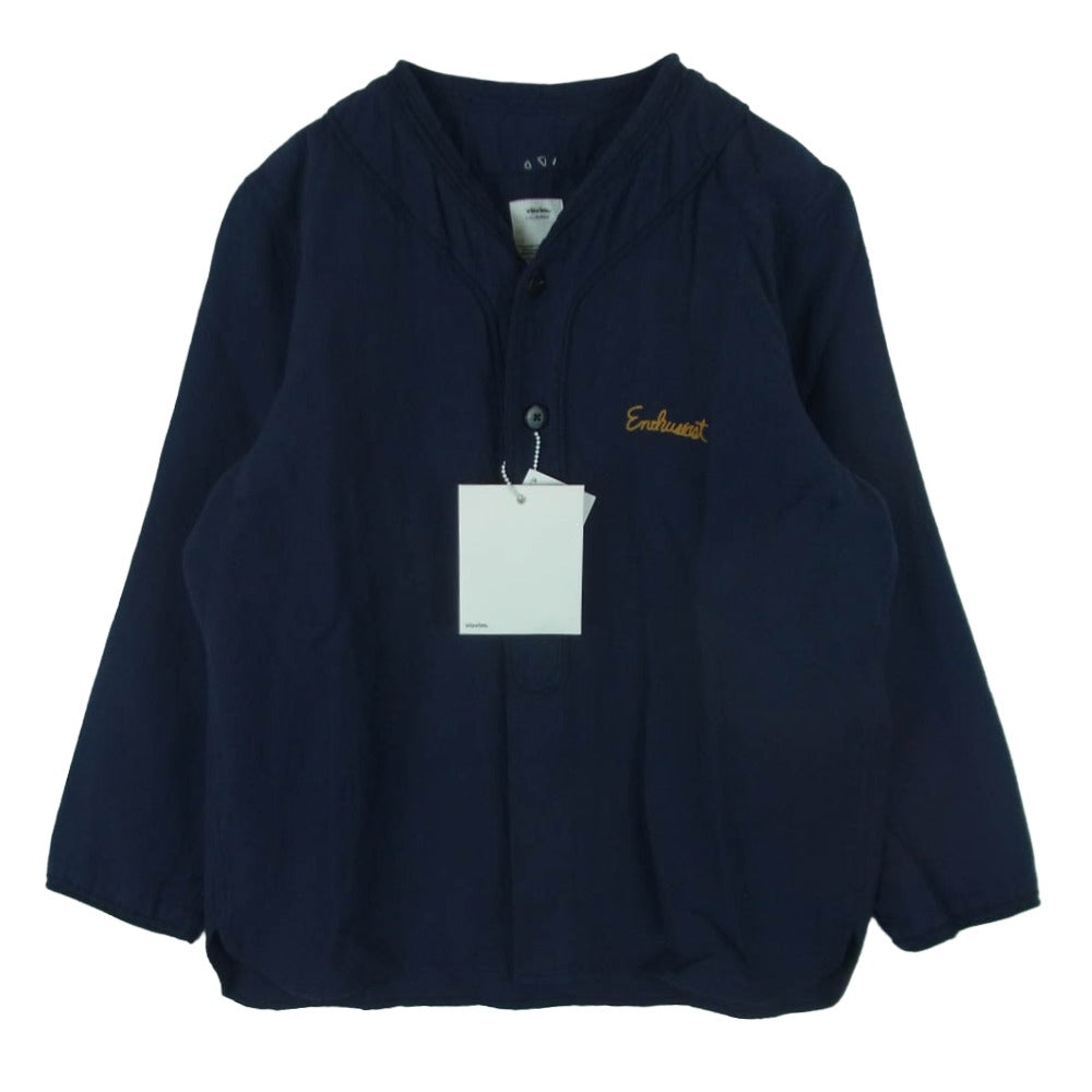 VISVIM ビズビム 19AW 0119205011015 DUGOUT SHIRT L/S ウールリネン ドッグアウト 長袖 シャツ ダークネイビー系 1【中古】