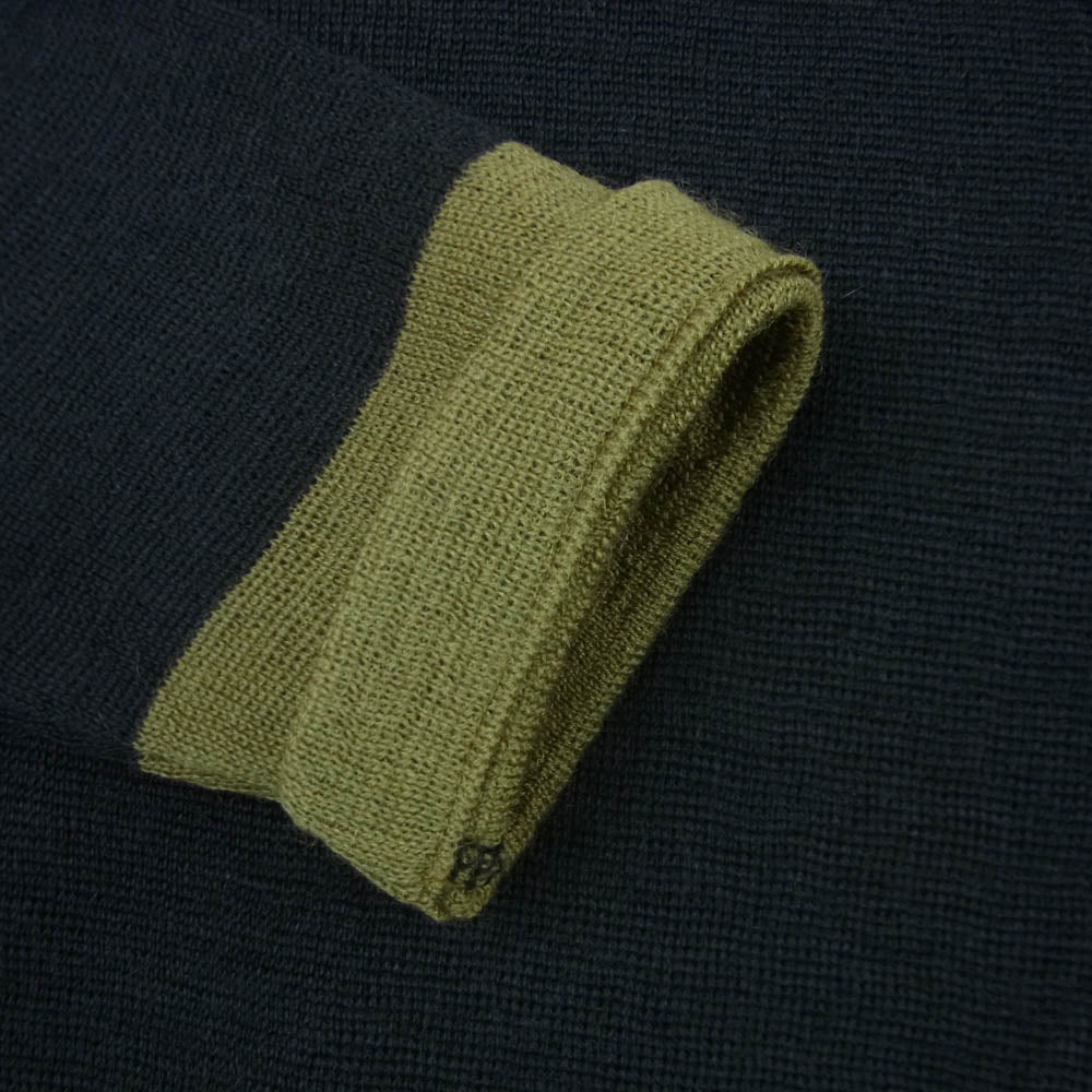 VISVIM ビズビム 15AW 0115205012003 Wool Mohair Longsleeve Knit Cardigan ウール モヘア ロングスリーブ 長袖 ニット カーディガン チャコール系 カーキ系 2【中古】