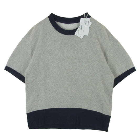 VISVIM ビズビム 25SS 0125105010026 COURT SWEAT S/S コート 半袖 スウェット グレー系 ネイビー系 1【中古】