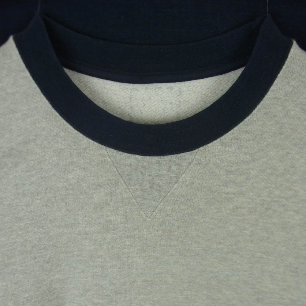 VISVIM ビズビム 25SS 0125105010026 COURT SWEAT S/S コート 半袖 スウェット グレー系 ネイビー系 1【中古】