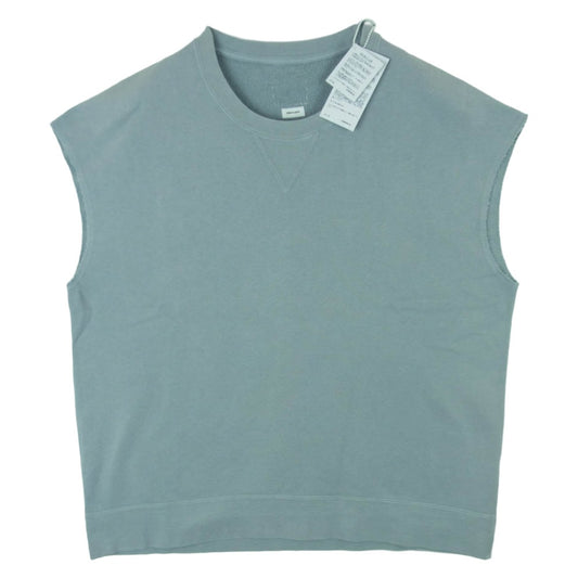 VISVIM ビズビム 25SS 0125105010020 MONDO SWEAT S/L DMGD ダメージ加工 スリーブレス ノースリーブ スウェット ライトブルー系 LT.GREEN 1【美品】【中古】