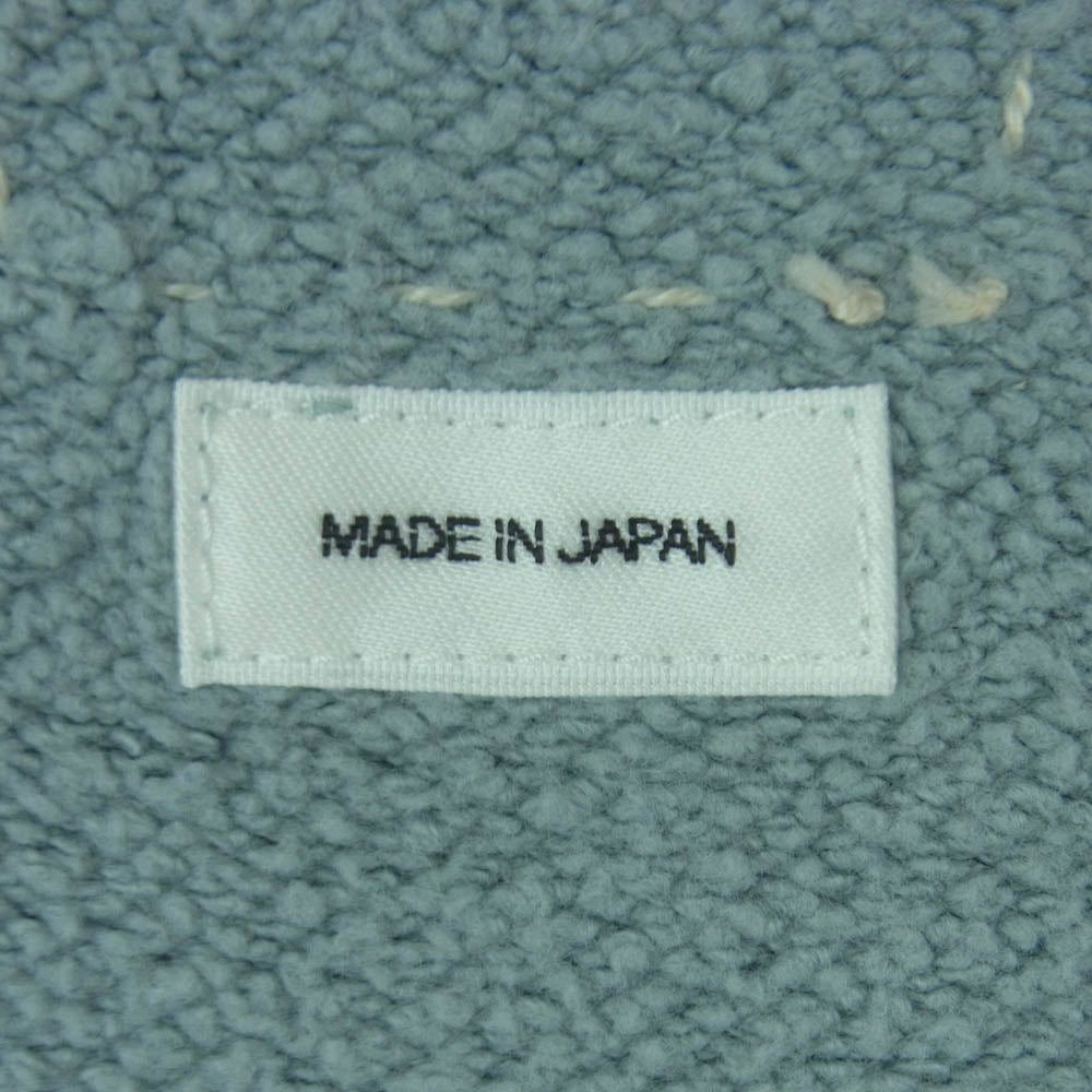 VISVIM ビズビム 25SS 0125105010020 MONDO SWEAT S/L DMGD ダメージ加工 スリーブレス ノースリーブ スウェット ライトブルー系 LT.GREEN 1【美品】【中古】