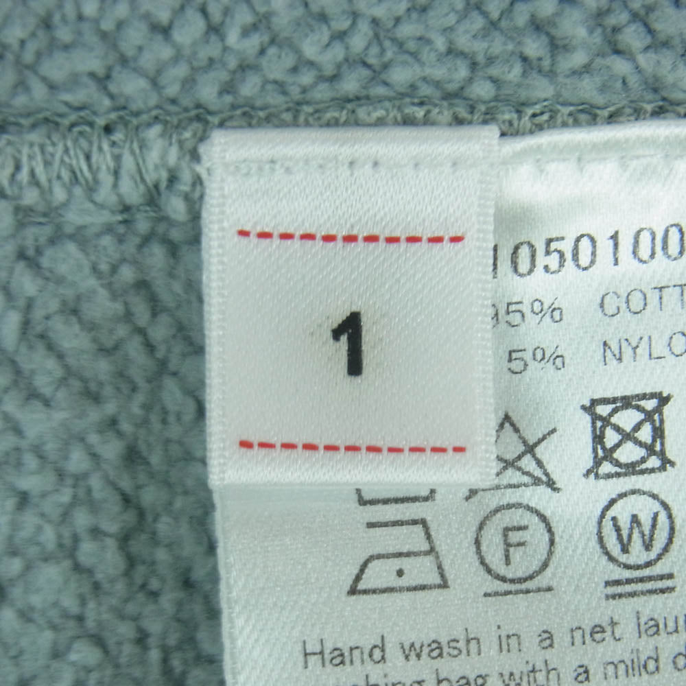 VISVIM ビズビム 25SS 0125105010020 MONDO SWEAT S/L DMGD ダメージ加工 スリーブレス ノースリーブ スウェット ライトブルー系 LT.GREEN 1【美品】【中古】